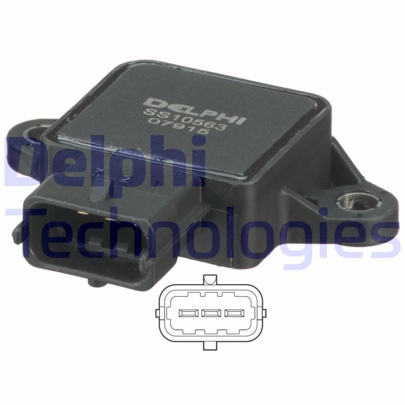 Original SS10563-12B1 DELPHI Throttle position sensor experience and price