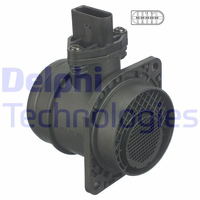 Great value for money - DELPHI Mass air flow sensor AF10258-12B1