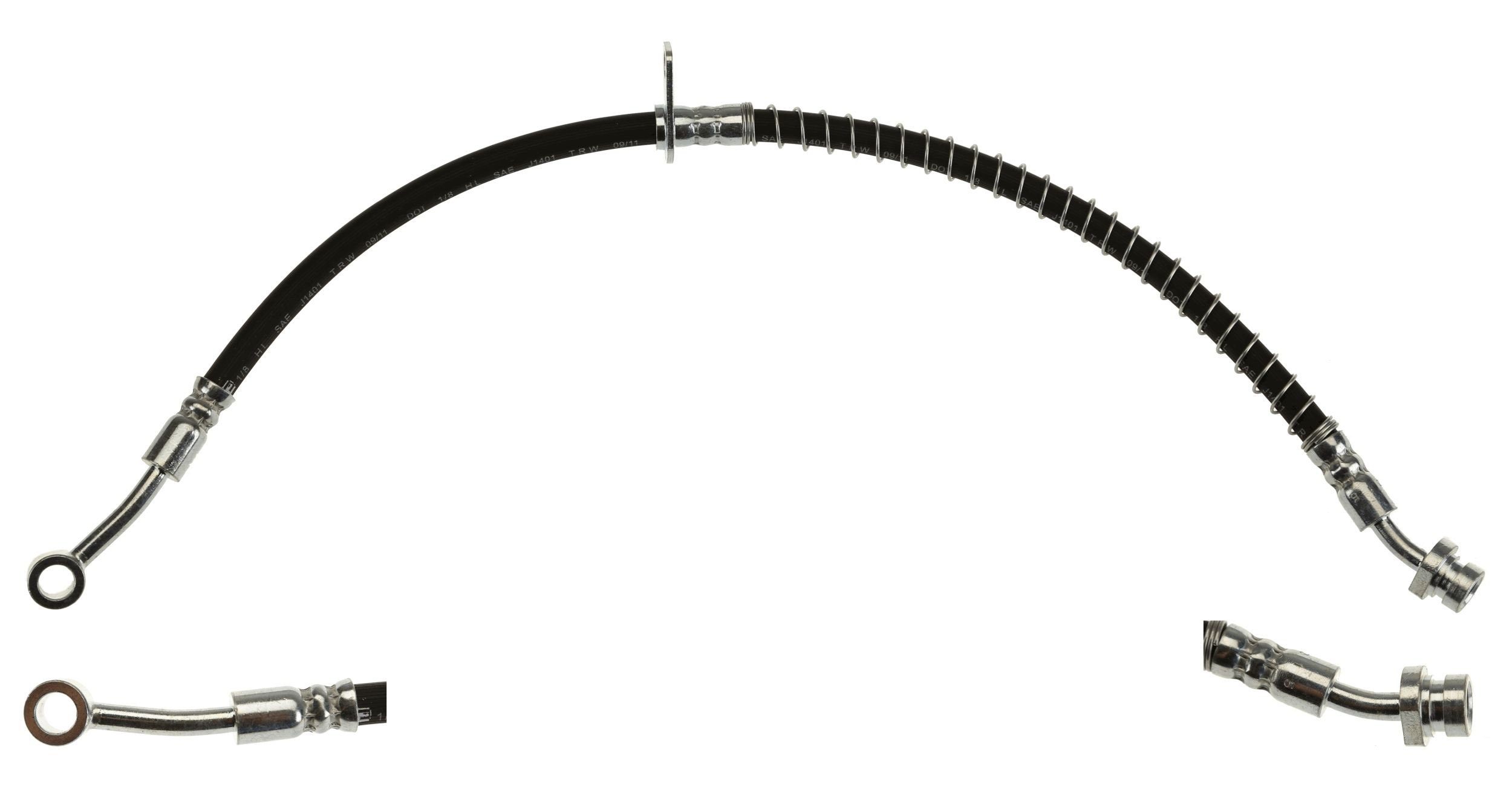 PHD1193 TRW Brake flexi hose KIA 469 mm, M10x1, Internal Thread