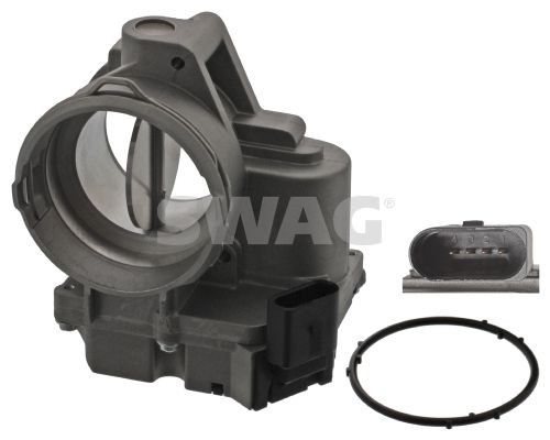 SWAG 30 94 6129 Throttle body Electric, with seal