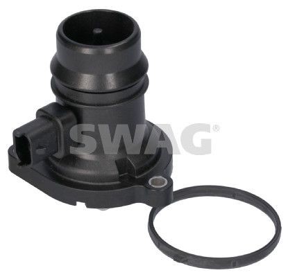 40 94 6578 SWAG Coolant thermostat CHEVROLET Opening Temperature: 103°C, with seal, with Temperature Switch, Plastic, with housing