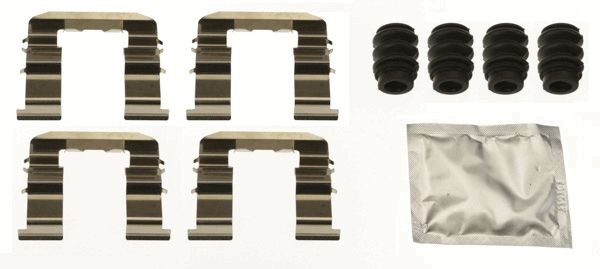 Great value for money - TRW Accessory Kit, disc brake pads PFK714