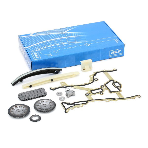 SKF VKML 85000 Timing chain kit with accessories, with camshaft gear, with crankshaft gear, Simplex, Closed chain
