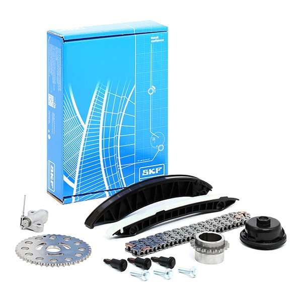 SKF VKML 86000 Timing chain kit with camshaft gear, with crankshaft gear, Simplex, Closed chain