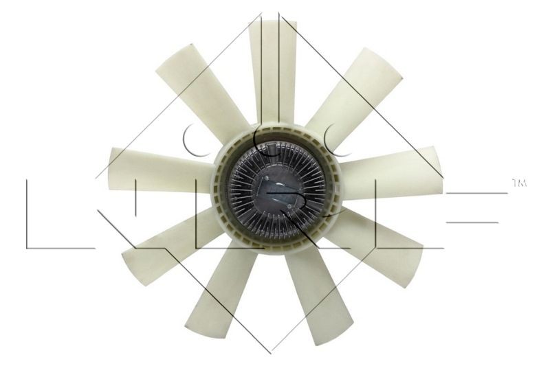 NRF Clutch, radiator fan 49117 buy