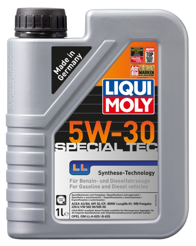 SpecialTecLL5W30 LIQUI MOLY Special Tec, LL 5W-30, 1l, Synthetiköl Motoröl 2447 günstig kaufen