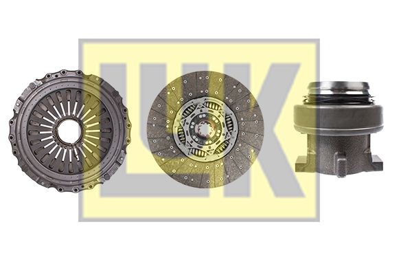 LuK BR 0222 643 3403 00 Clutch kit with clutch release bearing, with clutch disc, 430mm