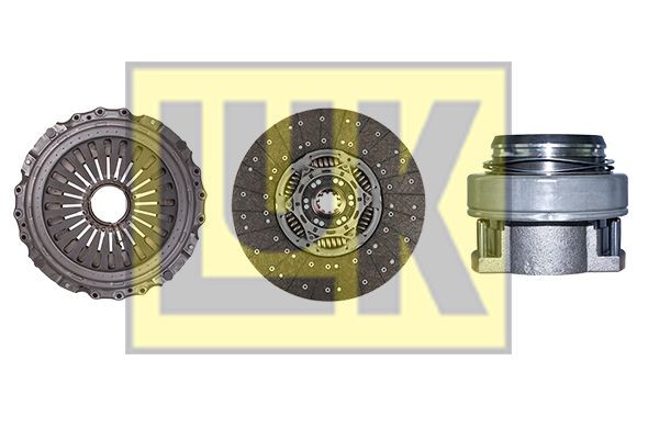 LuK BR 0222 643 3407 00 Clutch kit with clutch release bearing, with clutch disc, 430mm