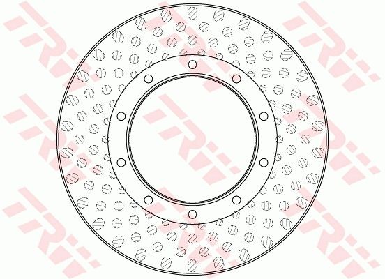 TRW 430x45mm, 10x238, Vented Ø: 430mm, Num. of holes: 10, Brake Disc Thickness: 45mm Brake rotor DF5010S buy
