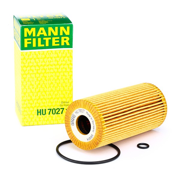 HU 7027 z MANN-FILTER Ölfilter mit Dichtung, Filtereinsatz ▷ AUTODOC Preis  und Erfahrung