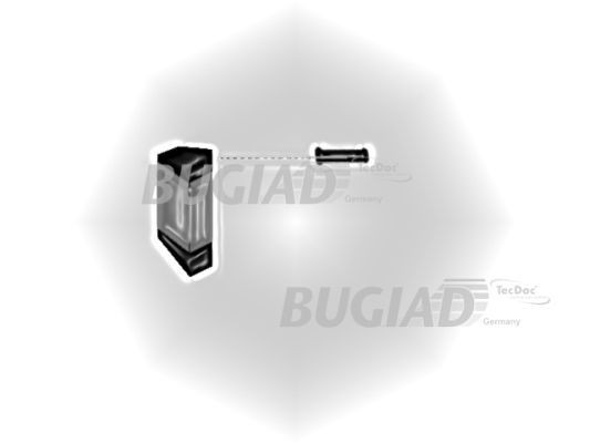 Original BUGIAD Turbo hose 86620 for AUDI A4