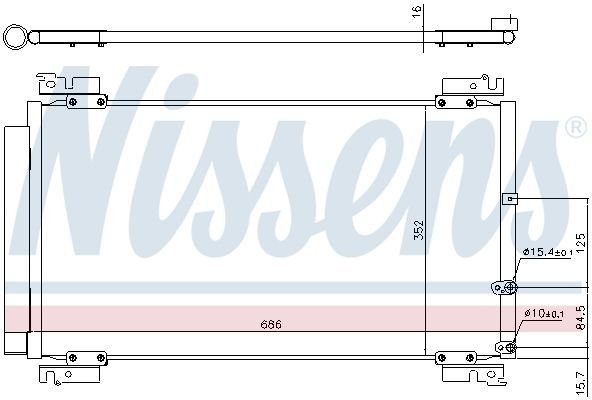 OEM-quality NISSENS 940574 Air condenser