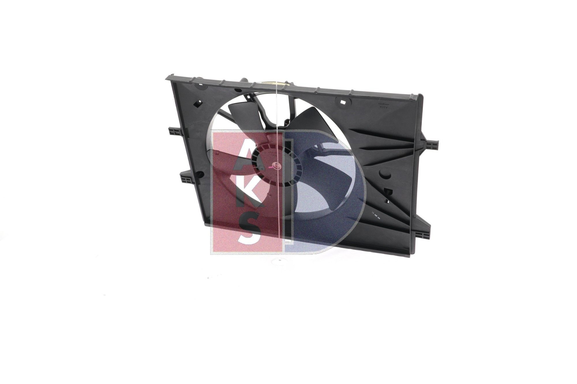 AKS DASIS 118084N Radiator cooling fan Ø: 360 mm, 12V, 100W, Electronic, with radiator fan shroud