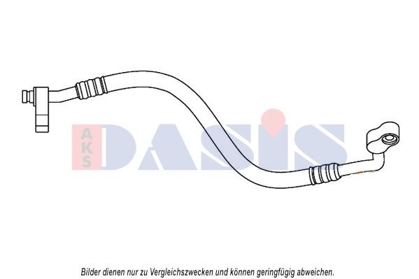 AKS DASIS High- / Low Pressure Line, air conditioning 885889N Mercedes-Benz E-Class 2020