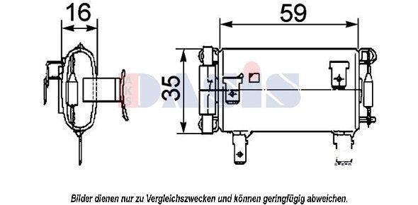 MULTICAR Voorschakelweerstand, ventilator airconditioning van AKS DASIS - artikelnummer: 906002N