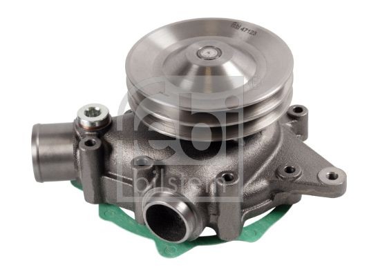 FEBI BILSTEIN Grey Cast Iron, with belt pulley, with gaskets/seals, Grey Cast Iron Water pumps 47123 buy