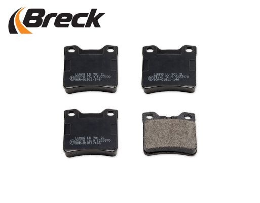 212781070100 Disc brake pads BRECK 21278 10 701 00 review and test