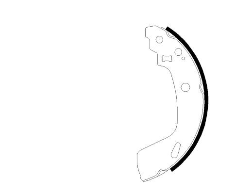 98101 0822 0 4 TEXTAR 200 x 26 mm, without handbrake lever Width: 26mm Brake Shoes 91082200 buy