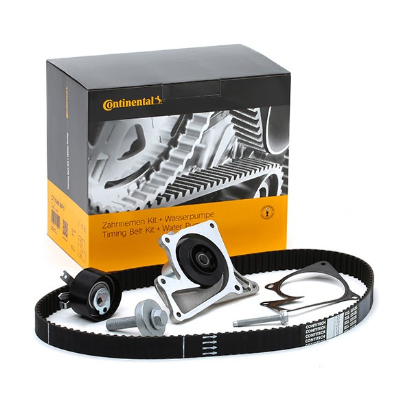 CONTITECH CT1035WP4 Water pump and timing belt kit Number of Teeth: 123, Width: 27 mm