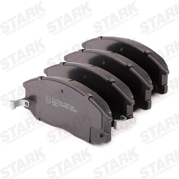 SKBP-0011246 Set of brake pads SKBP-0011246 STARK Front Axle, with acoustic wear warning