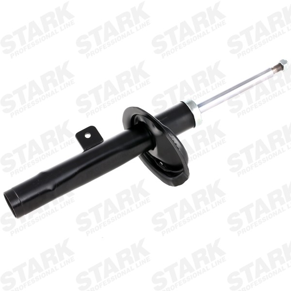 STARK SKSA-0131818 Shock absorber Front Axle Left, Gas Pressure, Twin-Tube, Suspension Strut, Top pin, Bottom Clamp, Bottom Plate