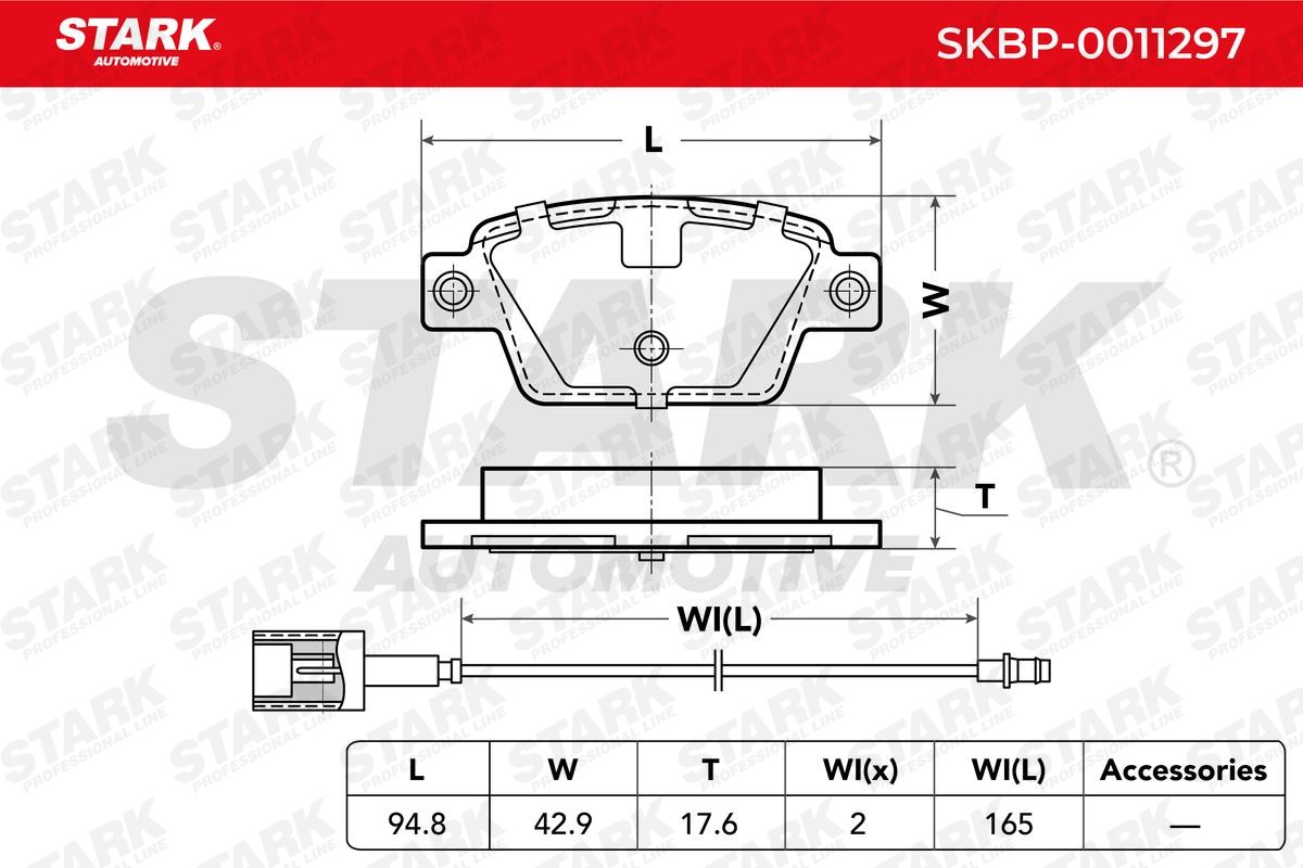 SKBP-0011297 STARK Pasticche dei freni Fiat STILO recensioni
