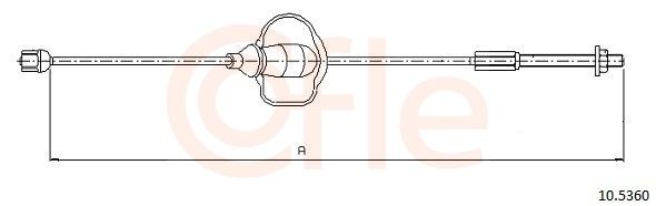 92.10.5360 COFLE 105360 Parking brake cable Ford Focus Mk1 ST170 2.0 173 hp Petrol 2003 price