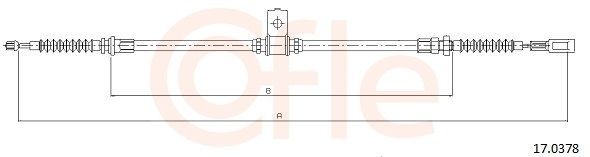 COFLE Handremkabel 17.0378 voor IVECO: koop online