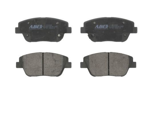 ABE C10335ABE Brake pad set Front Axle, with acoustic wear warning
