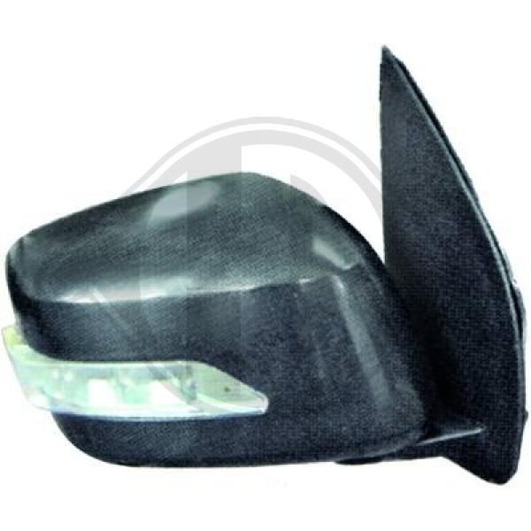 DIEDERICHS 6084224 Wing mirror Right, Painted, Convex, for electric mirror adjustment, Heatable