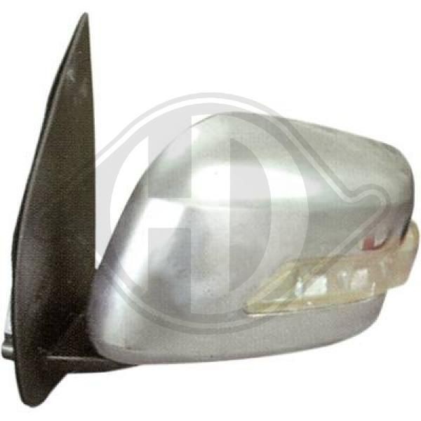 DIEDERICHS Left, chrome, for electric mirror adjustment, Heatable Side mirror 6084227 buy