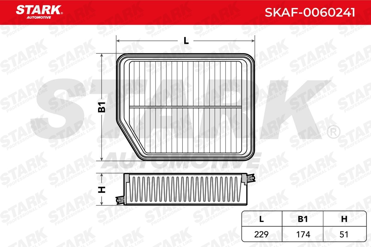 STARK Air filter SKAF-0060241 for Suzuki Grand Vitara jt