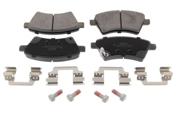 MAPCO 6963 Brake pad set Front Axle, incl. wear warning contact, with acoustic wear warning