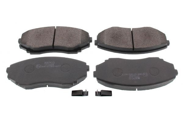 MAPCO 6965 Brake pad set Front Axle, with acoustic wear warning