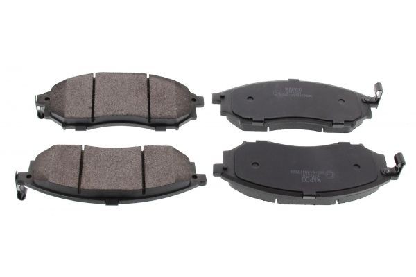 MAPCO Front Axle, with acoustic wear warning, with anti-squeak plate Height: 58,5mm, Width: 157mm, Thickness: 16,8mm Brake pads 6968 buy