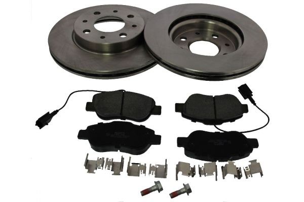 MAPCO 47019 Brake discs and pads set Front Axle, internally vented