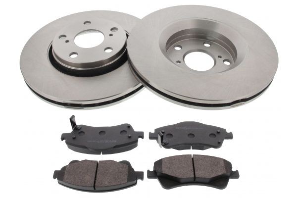 MAPCO Front Axle, Vented, with anti-squeak plate, with acoustic wear warning Ø: 295mm, Brake Disc Thickness: 26mm Brake discs and pads 47508 buy