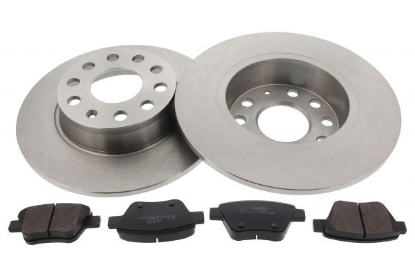MAPCO 47901 Brake discs and pads set Rear Axle, solid