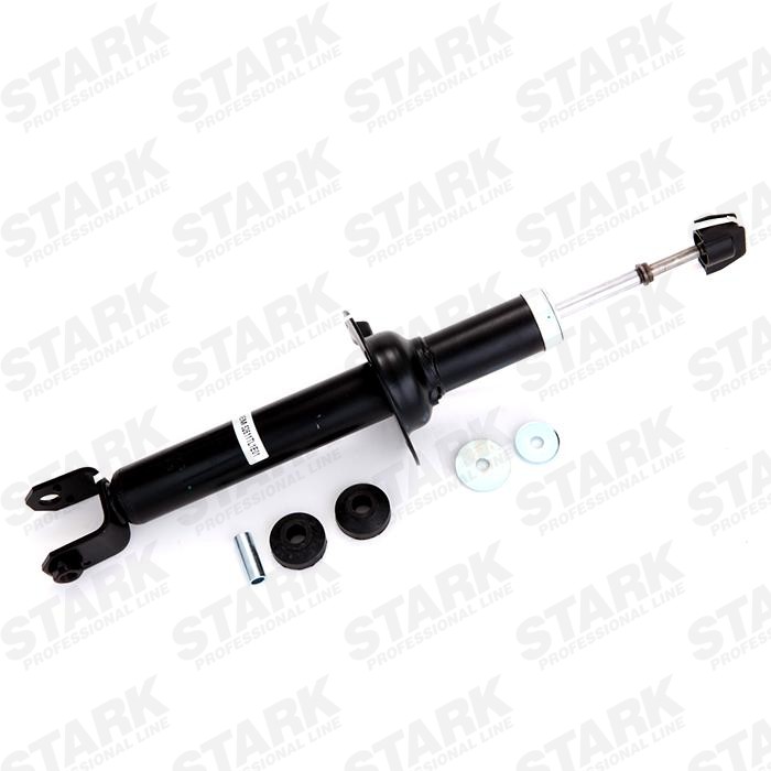 STARK SKSA-0131824 Shock absorber Rear Axle, Gas Pressure, 586x406 mm, Spring-bearing Damper, Top pin, Bottom Fork