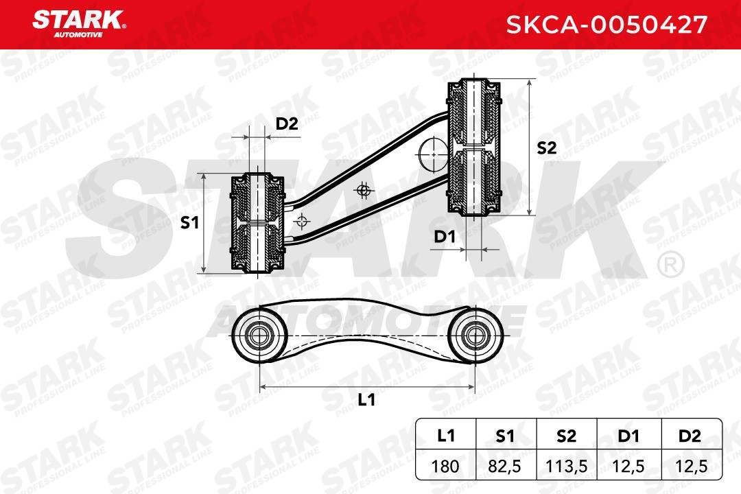 SKCA0050427 Track control arm STARK SKCA-0050427 review and test