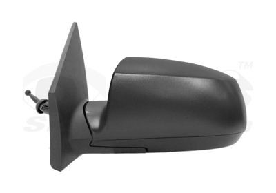 VAN WEZEL Left, black, Rough, Complete Mirror, Convex, Internal Adjustment, Control: cable pull Side mirror 8317803 buy