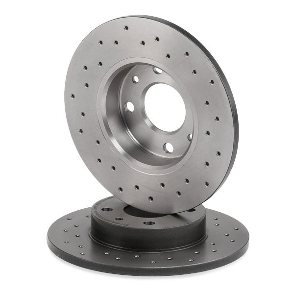 BREMBO 08.5085.31 Brake rotor 240x11mm, 4, solid, Perforated, Coated