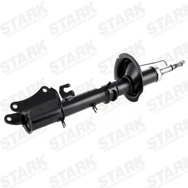 STARK SKSA-0131954 Shock absorber Rear Axle Left, Rear Axle Right, Gas Pressure, Twin-Tube, Suspension Strut, Top pin, Bottom Yoke, Bottom Clamp