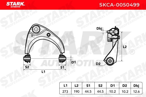 STARK Wishbone SKCA-0050499 for MAZDA 6