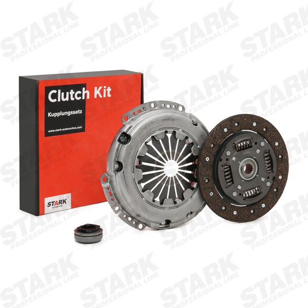 STARK with clutch pressure plate, with clutch disc, with clutch release bearing, 190,0mm Ø: 190,0mm Clutch replacement kit SKCK-0100032 buy