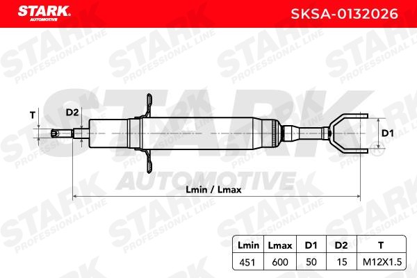 STARK Suspension shocks SKSA-0132026