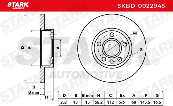 STARK Brake discs SKBD-0022945 buy online