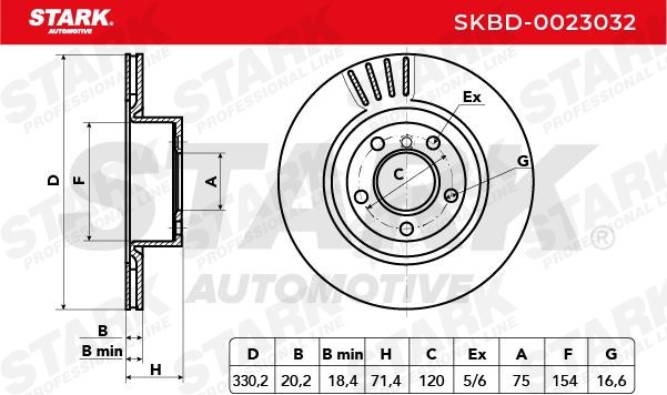 SKBD0023032 Brake disc STARK SKBD-0023032 review and test