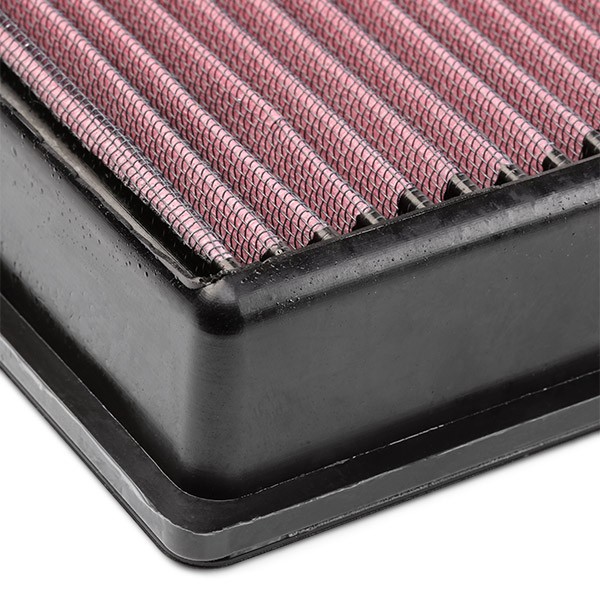 33-3013 Air filter 33-3013 K&N Filters 43mm, 225mm, 279mm, Square, Long-life Filter
