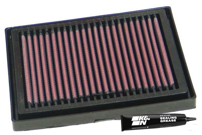 K&N Filters AL-1004 Air filter 21mm, 132mm, 187mm, Square, Long-life Filter
